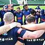 NSW players come together at their captain's run ahead of Origin II in Perth.
