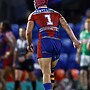 Kalyn Ponga limped from the field after suffering a foot injury in the 60th minute of Newcastle's Round 17 loss to Canberra.