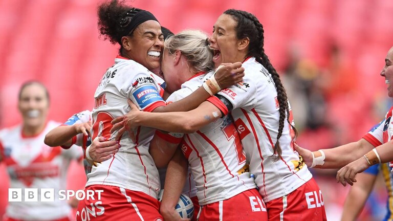 St Helens celebrate