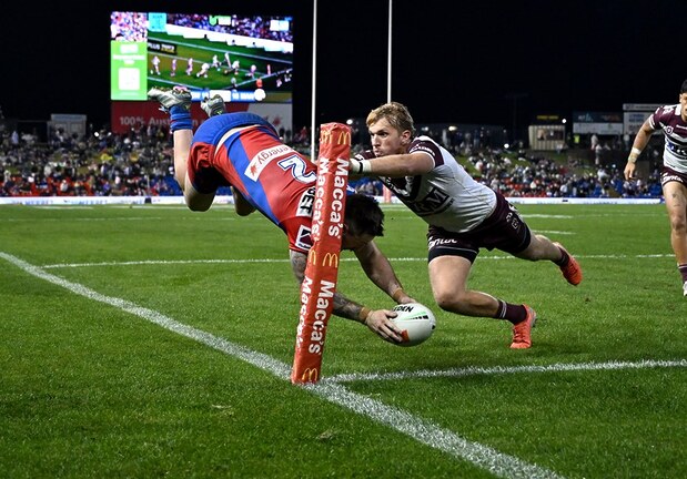 James Schiller produced an acrobatic effort to score a crucial try in Thursday's win over Manly.