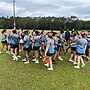The Gems were put through their paces by a coaching staff led by Jillaroos coach Jess Skinner.