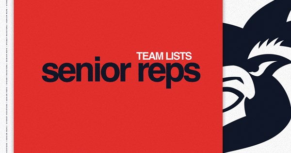 Senior Representative Teamlists | 28th June, 2025