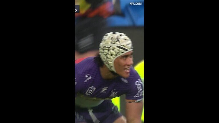 Sualauvi Faalogo Tries in Gold Coast Titans vs Melbourne Storm
