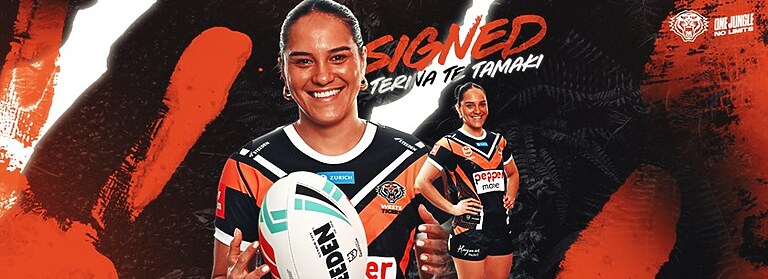 Wests Tigers sign exciting outside back Terina Te Tamaki