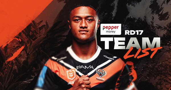 Team List: NRL Round 17 vs Sea Eagles