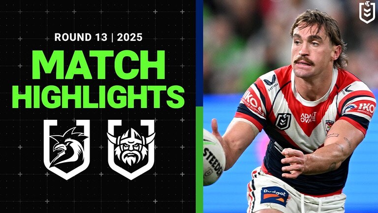 NRL Match Highlights 2025 | Roosters v Raiders | Round 13