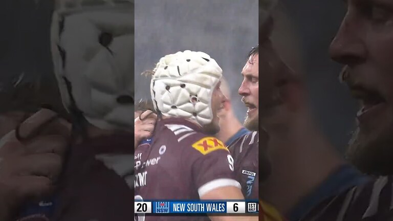 The Maroons are dominating! #SOO #Origin #NRL #Game2