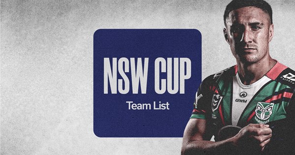 NSW Cup Team List: Club record just one win away