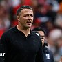 Warrington head coach Sam Burgess on the touchline at Wembley