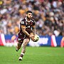 Adam Reynolds in action for the Broncos.
