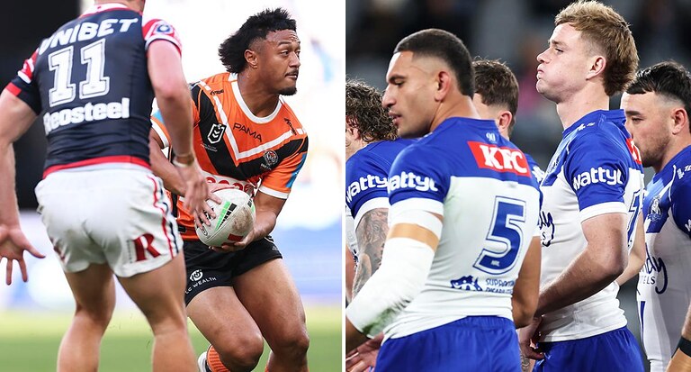 Bulldogs urged to make brutal call on Lachie Galvin as NRL fans say same thing about Latu Fainu