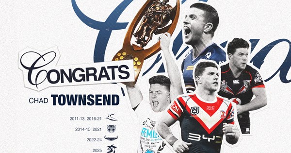 Chad Townsend Announces Retirement