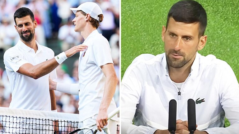 Novak Djokovic's sad confession at Wimbledon after Jannik Sinner's surprise post-match act