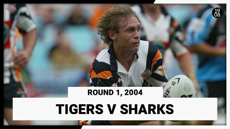 Epic 2004 Clash: Wests Tigers vs  Sharks Full Match
