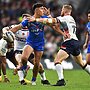 Blaize Talagi made his debut for Samoa in last year's tour of England.