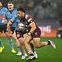 Jeremiah Nanai in action for the Maroons.