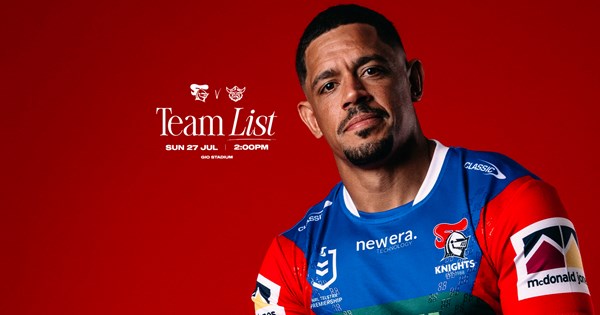 Round 21 NRL team list