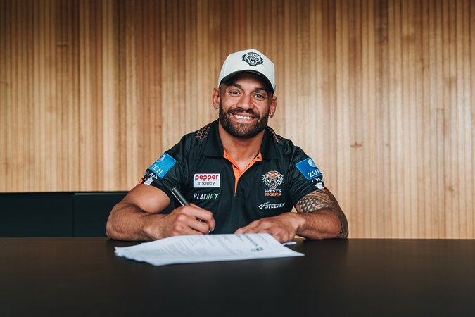 Koroisau extends stay at Wests Tigers