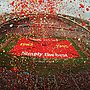 More than 40,000 fans packed into the old Sydney Football Stadium for the 1995 grand final.