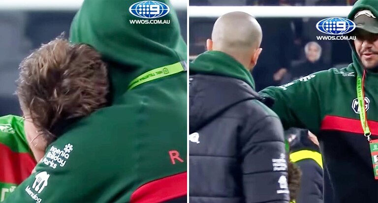 Latrell Mitchell spotted in sad post-match moment as Souths sink to unfortunate new low