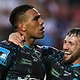 Joe Ofahengaue scored two tries as Leigh beat St Helens 16-4