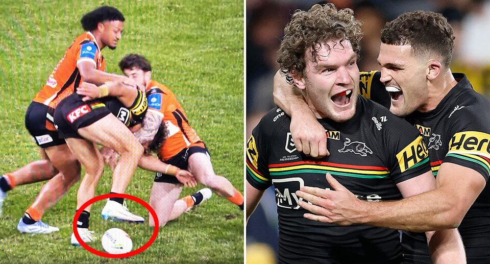 NRL fans make same complaint about unpopular calls as Panthers roll on against Wests Tigers
