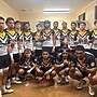 History makers: Members of the first USA youth team to tour New Zealand.