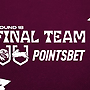 Final Team: Round 18 vs Rabbitohs