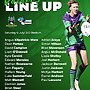 Score Raiders Team List v Score Sharks