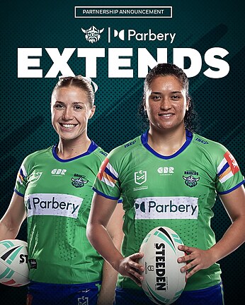 Raiders confirm 3-year partnership extension with Parbery Consulting on eve of 2025 NRLW Season
