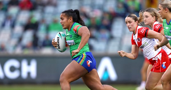 Raiders fall to Dragons in NRLW season opener