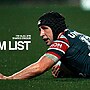 NRL Team List | Round 20 Line Up vs Sharks