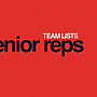 Senior Representatives Teamlists: Sunday, 6th July, 2025