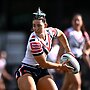 Jocelyn Kelleher in action for the Roosters.