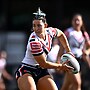 Jocelyn Kelleher in action for the Roosters.