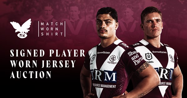 Signed Player Worn Jersey Auction