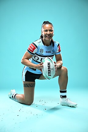 Sharks captain Tiana Penitani is excited about the club's young halves pairing of Georgia Hannaway and Chantay Kiria-Ratu.