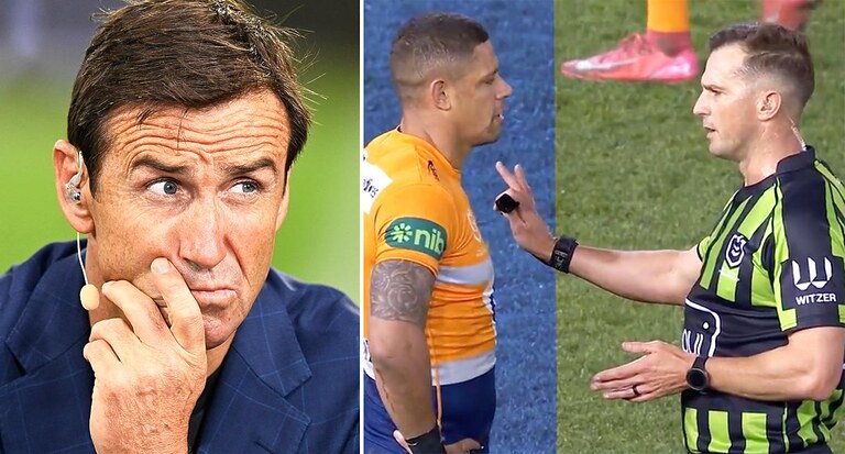 Andrew Johns' silence says it all after Knights cruelled by contentious call in Warriors loss