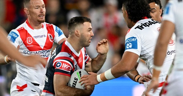 Super Saturday: Dragons v Roosters; Storm beat Knights; Cowboys v Bulldogs