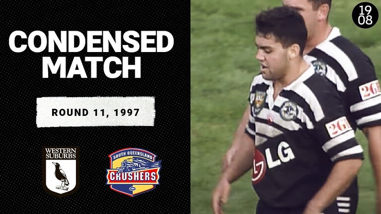 Western Suburbs Magpies v South Queensland Crushers | Round 11, 1997 | Condensed Match | NRL