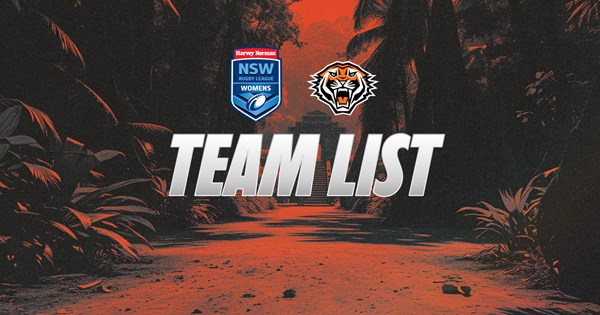 Team List: NSW Women's Premiership Round 1 vs Steelers