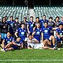 A league of nations: One New Zealand Warriors, Kaiviti Silktails and touring United States under-18 team at North Harbour Stadium.
