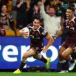 Seen here, Brisbane Broncos star Kotoni Staggs.