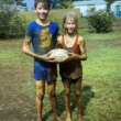 Shenae and her brother Brodie played football in the backyard, which she said helped lay the foundations of her rugby league career.