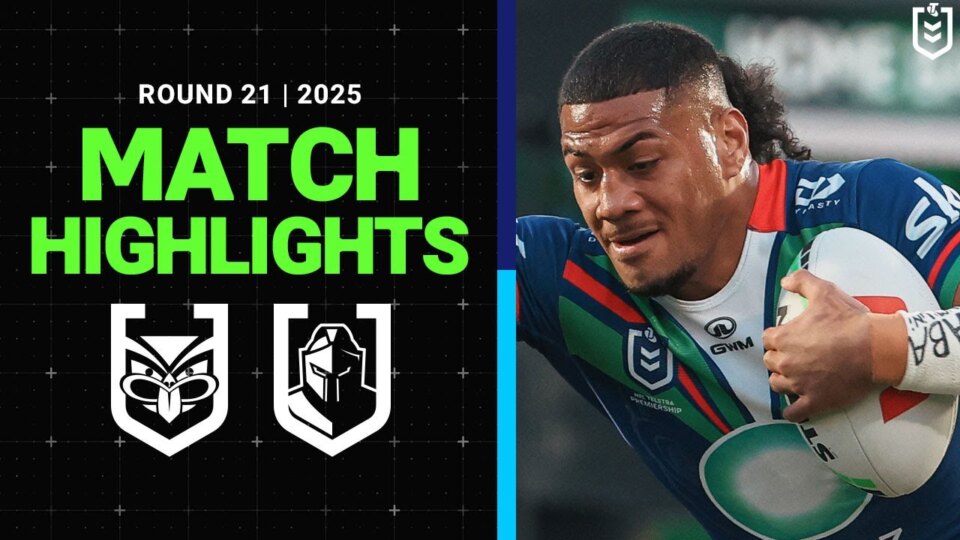 2025 NRL Match Highlights | Warriors v Titans | Round 21