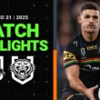2025 NRL Match Highlights | Panthers v Wests Tigers | Round 21