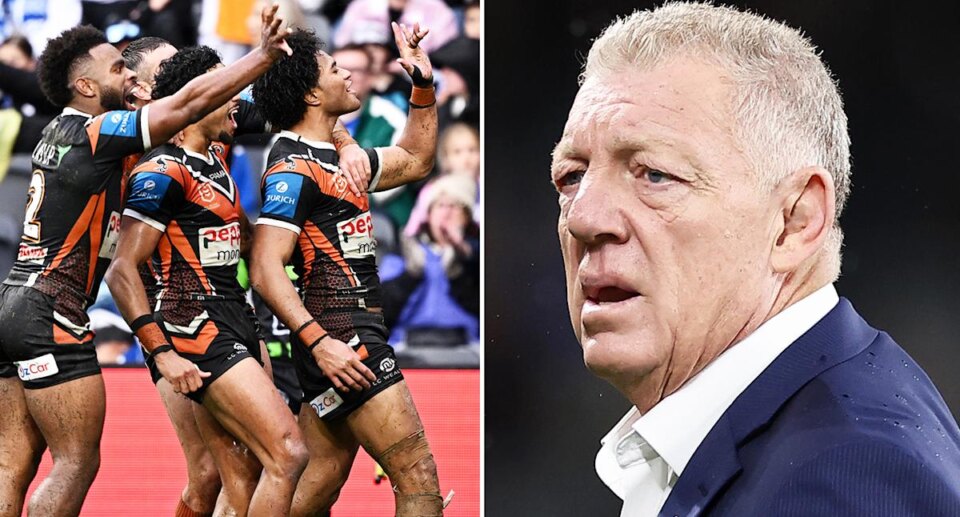 Phil Gould blasts NRL's promotion of post-try celebrations after Tigers players sanctioned