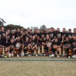 Players wore a special t-shirt and socks of Hunt's junior club at training to help celebrate his 350th NRL game.