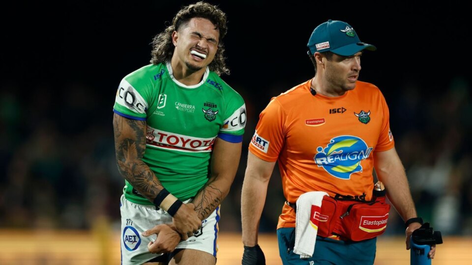 Premiership blow: Raiders lose flyer for rest of season