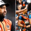 Wests Tigers sponsor detail singled out as players face NRL action over 'offensive' gesture